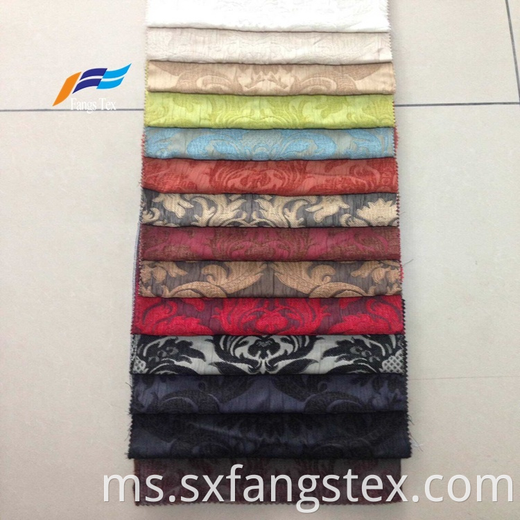 Elegant Home Textile 100% Polyester Jacquard Curtain Fabrics